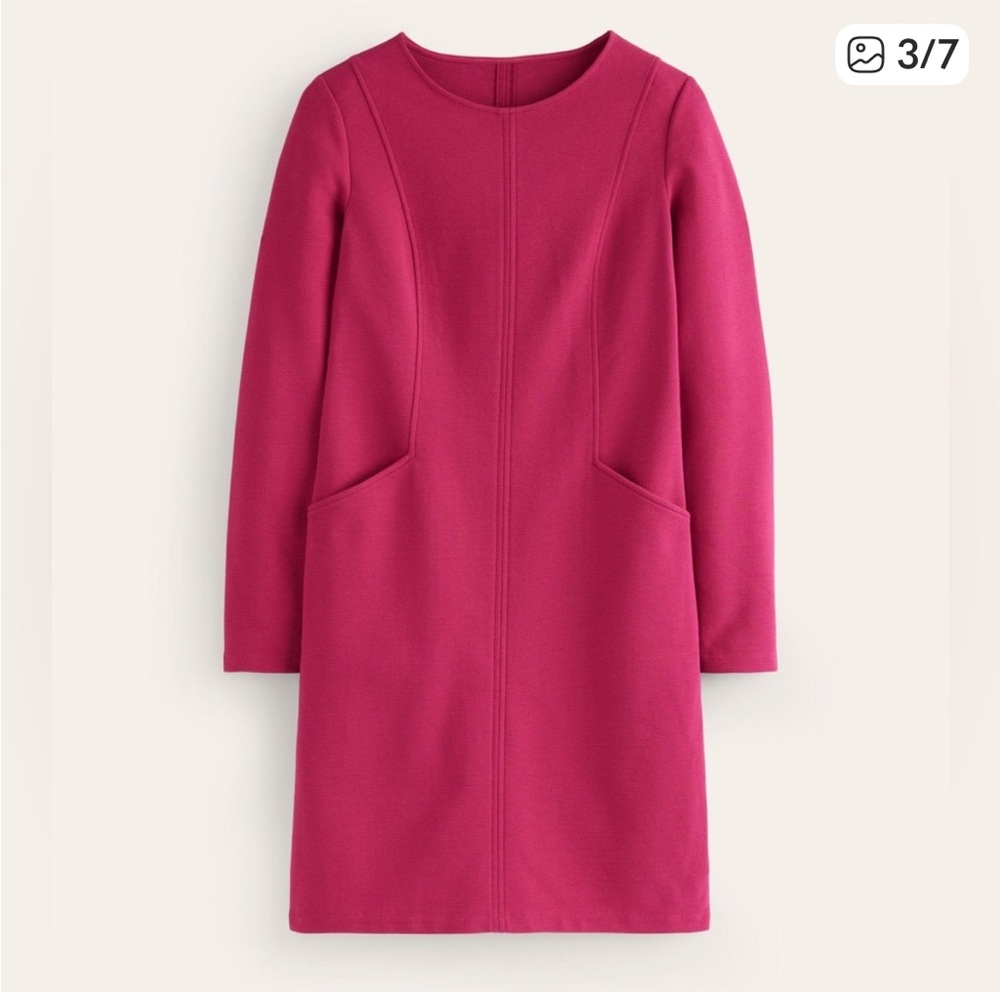 Boden Cornelia Ottoman Dress Pink 14L